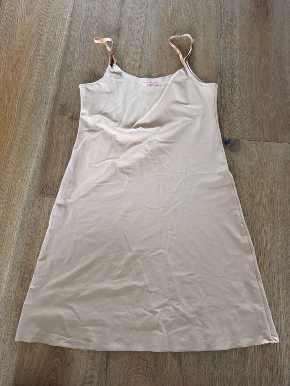 Commando Pale Pink Slip Dress with Adjustable Straps